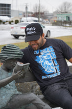 Mighty Mitten Black Trucker Hat