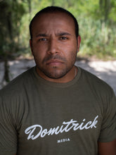 Military Green Domitrick Media T-shirt (Adult)