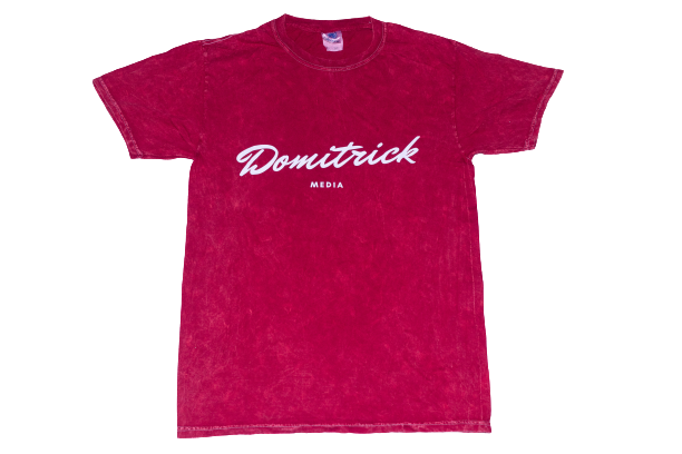 Vintage Red Domitrick Media T-shirt (Adult)