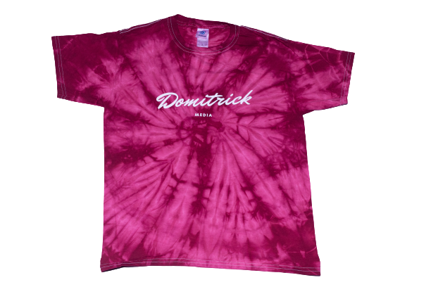 Red Tie-Dye Domitrick Media T-shirt (Youth)